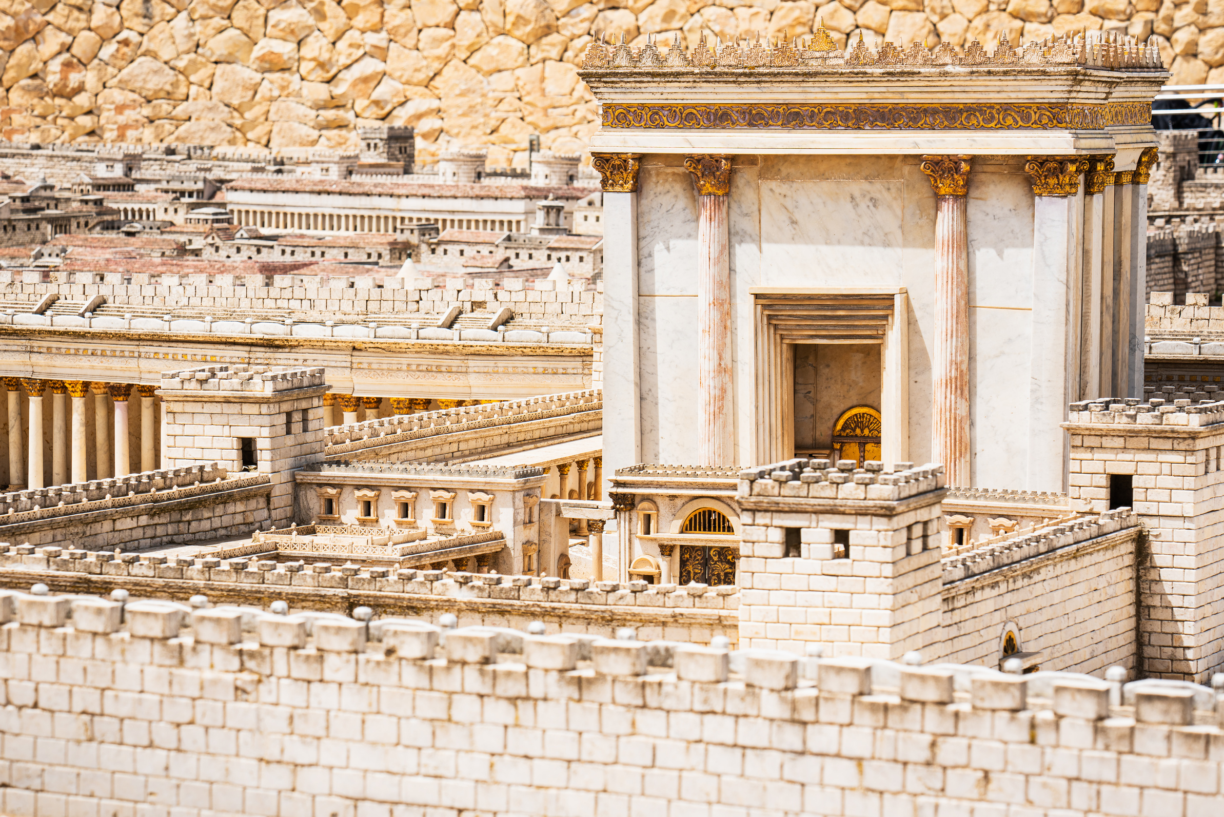 Second Temple Ancient Jerusalem Israel